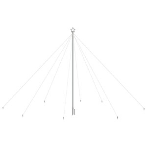 vidaXL Lumières d'arbre de Noël Intérieur/Extérieur 800 LED 5 m