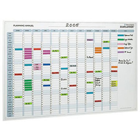 Tableaux plannings magnétiques Annuel
