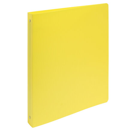 Classeur 4 anneaux 30 mm polypropylène opaque a4 maxi jaune exacompta