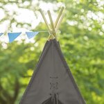 Sunny Tente de jeu avec fenêtres Alba Gris