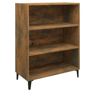 vidaXL Buffet Chêne fumé 69 5x32 5x90 cm Bois d'ingénierie