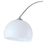 Wofi lampadaire à led sander chrome