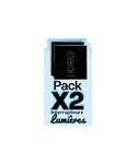 2x concierge versailles "black edition" - interrupteur-variateur connecté au wi-fi (pilotage des lumières)