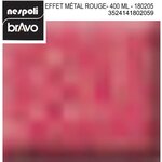Aérosol peinture professionnelle métallisé rouge 400 ml  nespoli