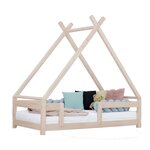 Lit cabane enfant TAHUKA 120 x 180 beige