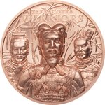 Pièce de monnaie 1 Dollar Iles Cook Armée de Terre Cuite 2021 – Cuivre BE
