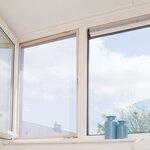 Nature Moustiquaire et écrans contre insecte 1x3m Fibre de verre Blanc
