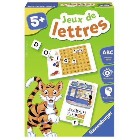 Jeux de lettres - jeu éducatif - initation a la lecture - ravensburger - des 5 ans
