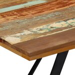vidaXL Table de salle à manger 140x80x76cm Bois de récupération massif