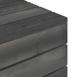 vidaXL Salon palette de jardin 2 Pièces avec coussins Bois de pin massif