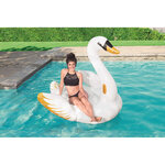 Cygne de luxe gonflable -  dimension 171 x 147 x 145 cm. Bouée gonflable.
