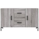 vidaXL Buffet sonoma gris 100x36x60 cm bois d'ingénierie