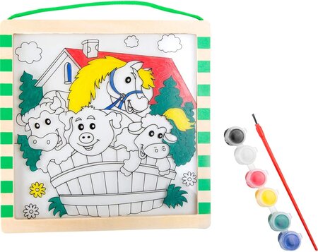 Image À Colorier En Bois