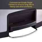 Collecteur à Pédale Slim Jim 50 litres (L)456 x (P)291 x (H)718 mm Jaune RUBBERMAID