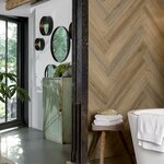 WallArt Planches d'aspect de bois 30 Pièces GL-WA27 Marron café au lait