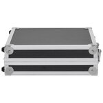 Vidaxl mallette pour arme à feu aluminium abs noir