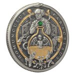 HOMUNCULUS PARACELSUS Alchemist 2 onces argent monnaie 5 Dollars Niue 2023