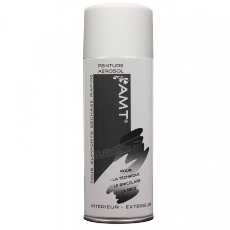 Bombes de peinture blanc mat 330ml - amt
