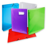 Boite De Classement Exabox Dos 60mm Polypropylène Crystal - A4 - Cristal - X 8 - Exacompta