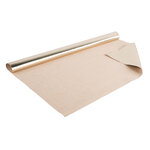 Tissu similicuir Metallic  cachemire or  70x65cm  275g / m²  roulé  1 pce.