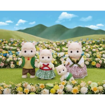 Sylvanian families - 5358 - la famille alpaga