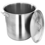 vidaXL Marmite 50 L 40x40 cm Acier inoxydable
