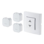 Pack commande centralisée sans fil + 3 micro-récepteurs encastrables télécommandés CMR-8111 - Fermetures - Otio
