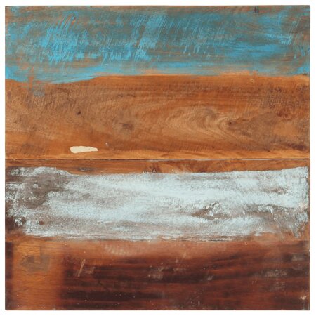 vidaXL Dessus de table carré 60x60 cm 25-27 mm Bois de récupération