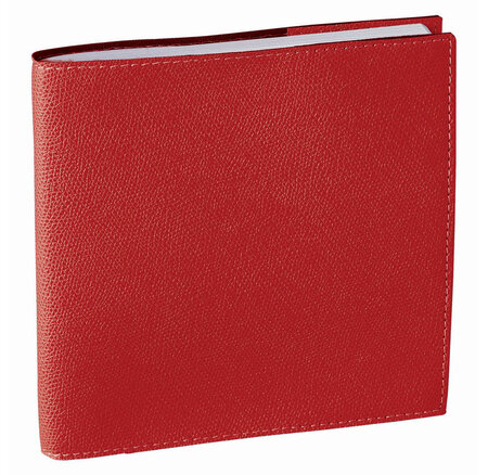 Agenda Exécutif + Répert. Club rouge cerise 16 x 16 cm QUOVADIS