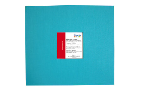 Album avec fenêtre Turquoise 315 x 355 10 pochettes
