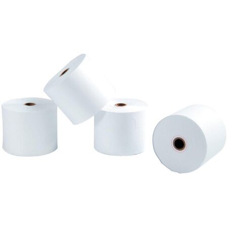 Lot de 10 bobines 1 pli blanc offset 57 x 70 mm