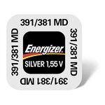 Blister de 1 Pile Oxyde d'Argent pour montres 391/381 SR55/SR1120 ENERGIZER