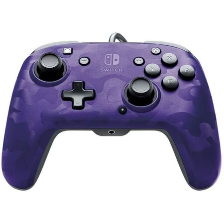 Manette filaire PDP Camouflage Violet pour Switch