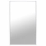 vidaXL Miroir Argenté 100x60 cm