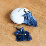 FRENCH KITS-Les French Kits - DIY - Boucles d'oreilles - Franges-Kit créatif fabriqué avec amour en France