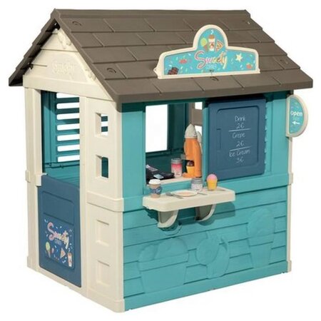 Smoby maisonnette pour enfants sweety corner et ses accessoires - 105 x 110 x 127cm