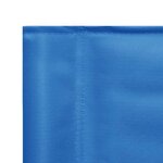 vidaXL Chaises de metteur en scène 2 Pièces Acier Bleu