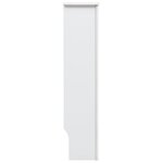vidaXL Cache-radiateur Blanc 112x19x81 5 cm MDF