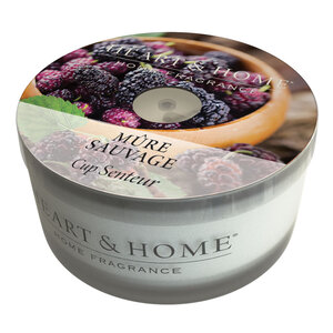 Bougie cup heart and home mûre sauvage -
