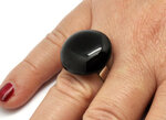 Bague céramique petit modèle Noir