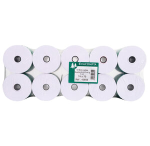 pack de 10 bobines calcul 74 x 70 x 12 mm EXACOMPTA