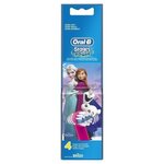 Oral-b stages power 4 brossettes de rechange avec les personnages de la reine des neiges