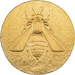 Pièce de monnaie en Or 5 Dollars g 0.5 Millésime 2023 Ancient Greece HONEY BEE