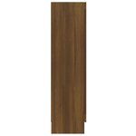 vidaXL Armoire à vitrine Chêne marron 82 5x30 5x115cmBois d'ingénierie