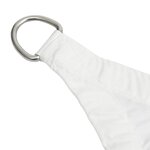 vidaXL Voile de parasol Tissu Oxford carré 4x4 m Blanc
