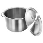 vidaXL Marmite 32 L 40x26 cm Acier inoxydable
