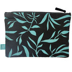Grande pochette plate le renard en coton décorée allen