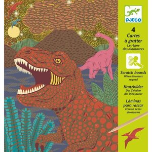 Cartes a gratter Le Regne des Dinosaures
