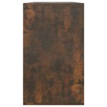 vidaXL Buffet Chêne fumé 120x41x75 cm Aggloméré