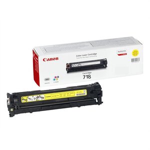 Canon 718y cartouche toner pour imprimante laser - jaune